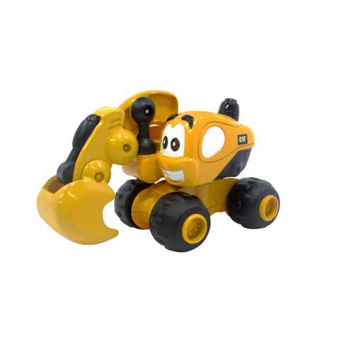 *Інерційна техніка CAT для малюків Ескаватор Дейв, 9 см