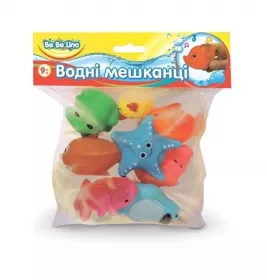 *Игрушка Бебелино для воды Водные жители с 9+ месяцев