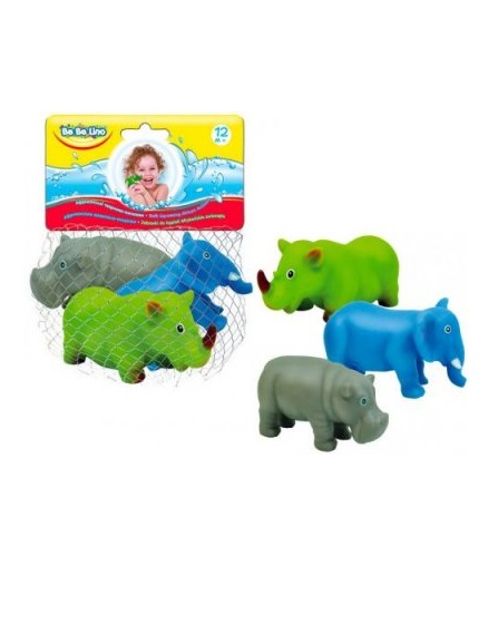 Іграшка Бебеліно пищалки для води Африка 3 шт. з 12+ місяців