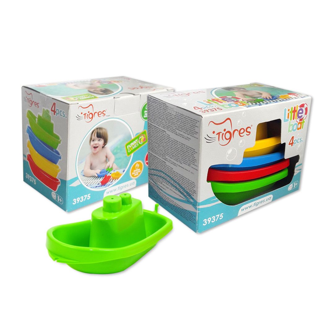 Игрушка Тигрес 39375 Набор корабликов 4 шт. в коробке