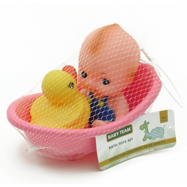 Набір іграшок для ванни Baby Team 9016 Пупс у ванній