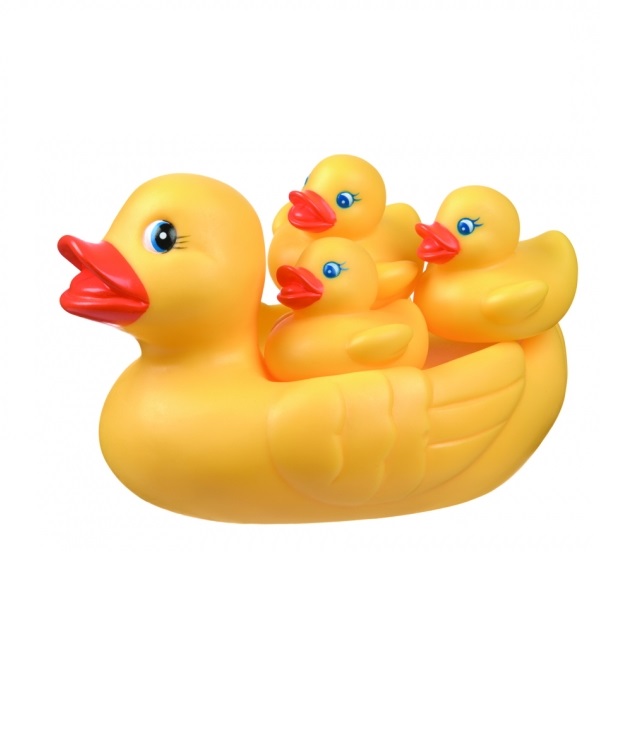Іграшка для ванни Playgro Набір для ванни Качина сімейка