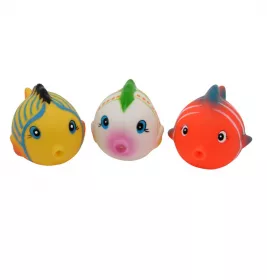 *Набор игрушек для ванны Baby Team 9006 Разноцветные рыбки