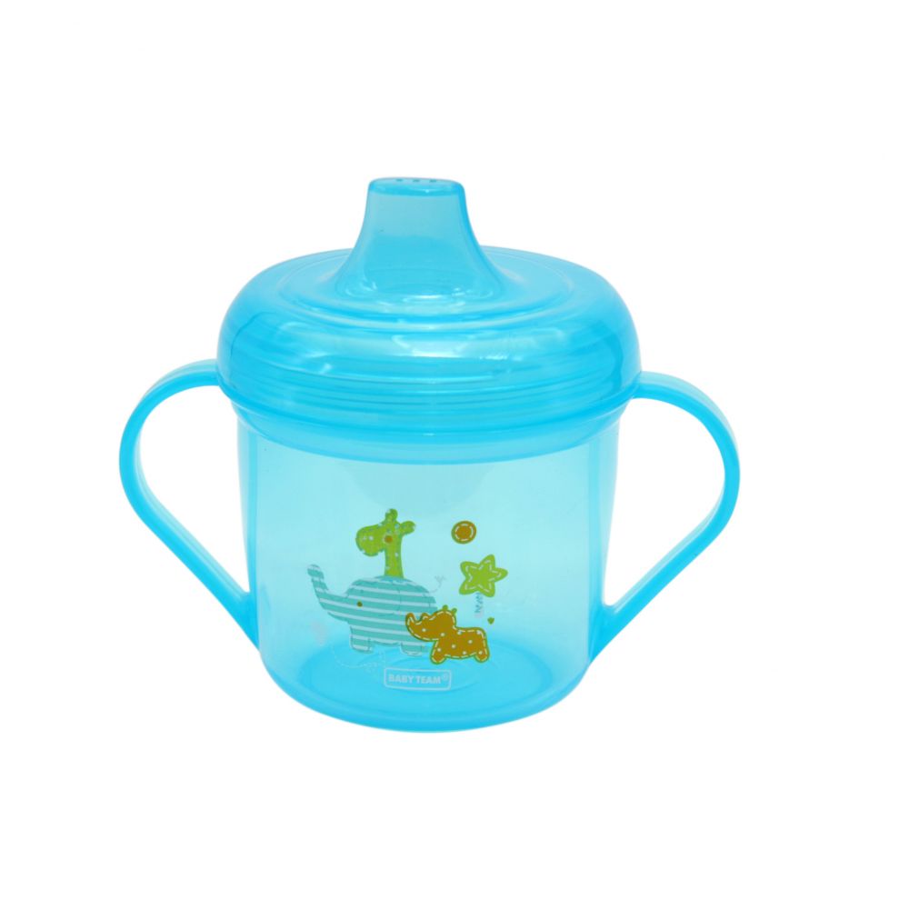 Поїльник Baby Team 5001 з носиком і ручками 180 мл