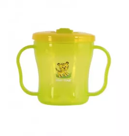 Поїльник Baby Team 5002 з ручками і склад носиком 180 мл