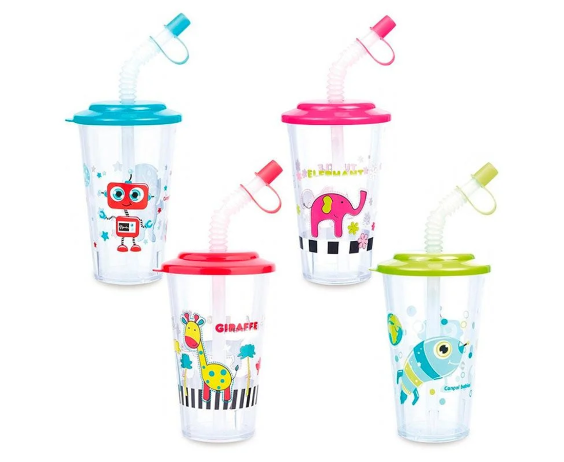 *Кружка Canpol 4/112 тренувальна з трубочкою