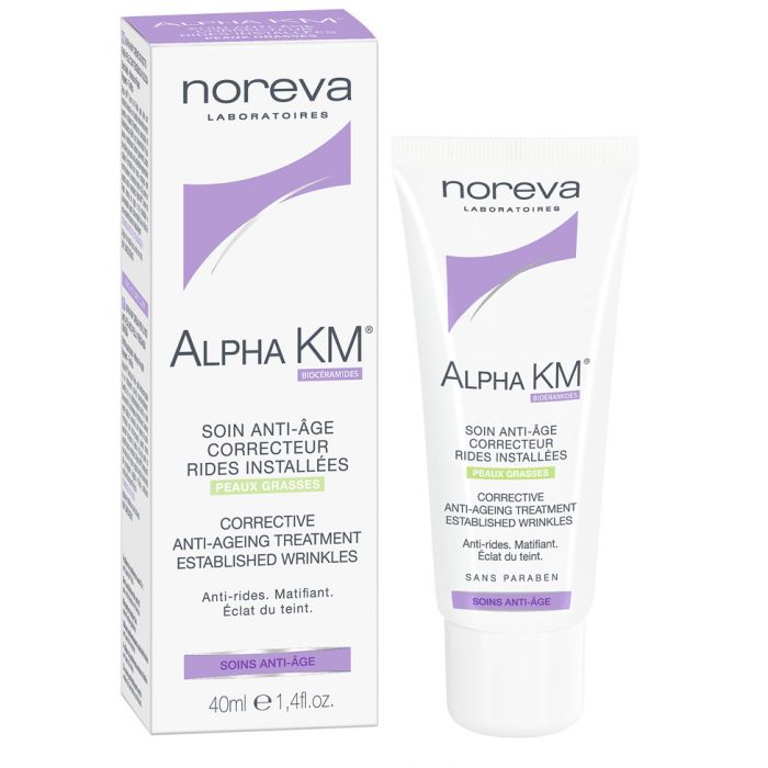 *Крем Noreva Alpha КМ догляд для жирної шкіри обличчя 40мл