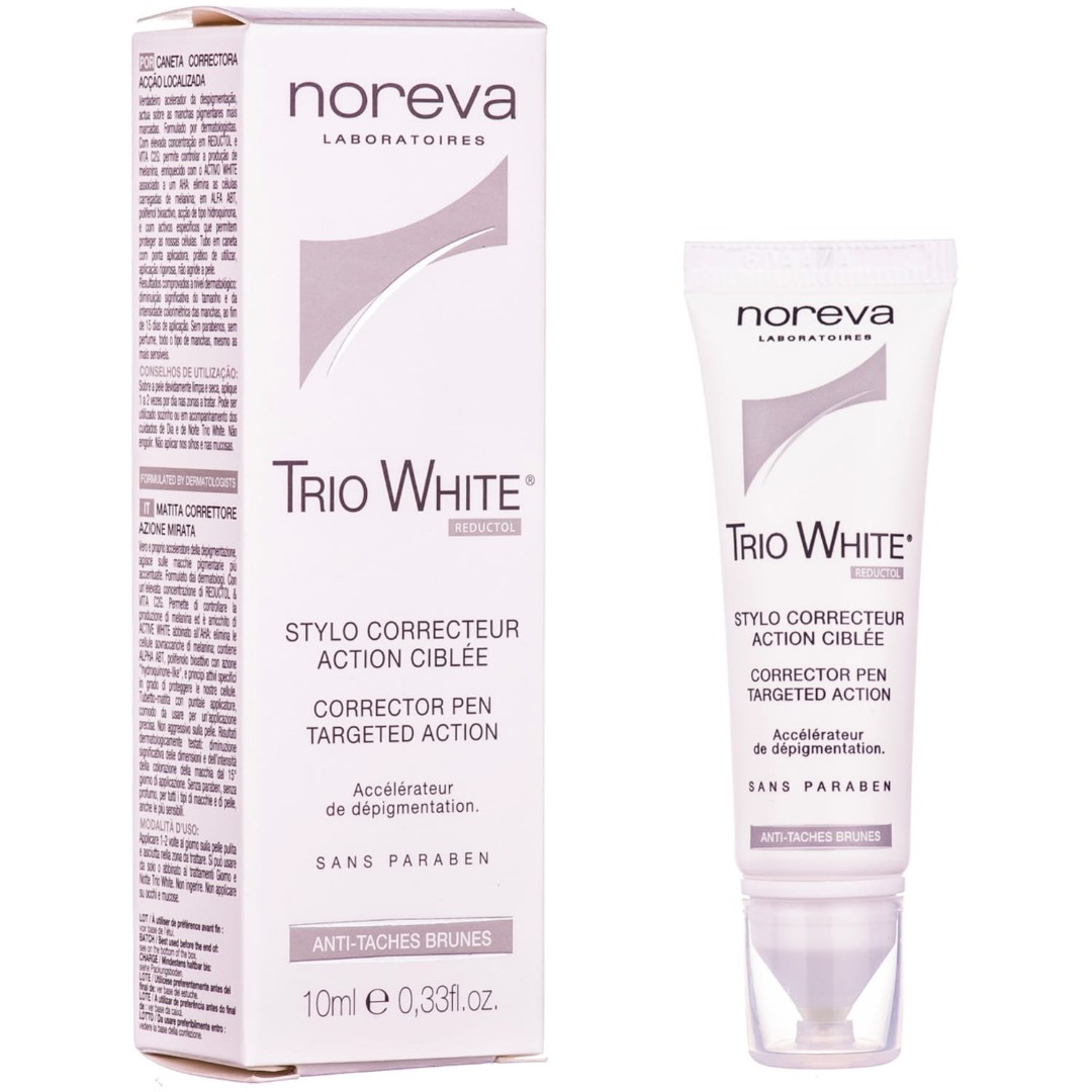 *Олівець-коректор Noreva Trio white 10мл