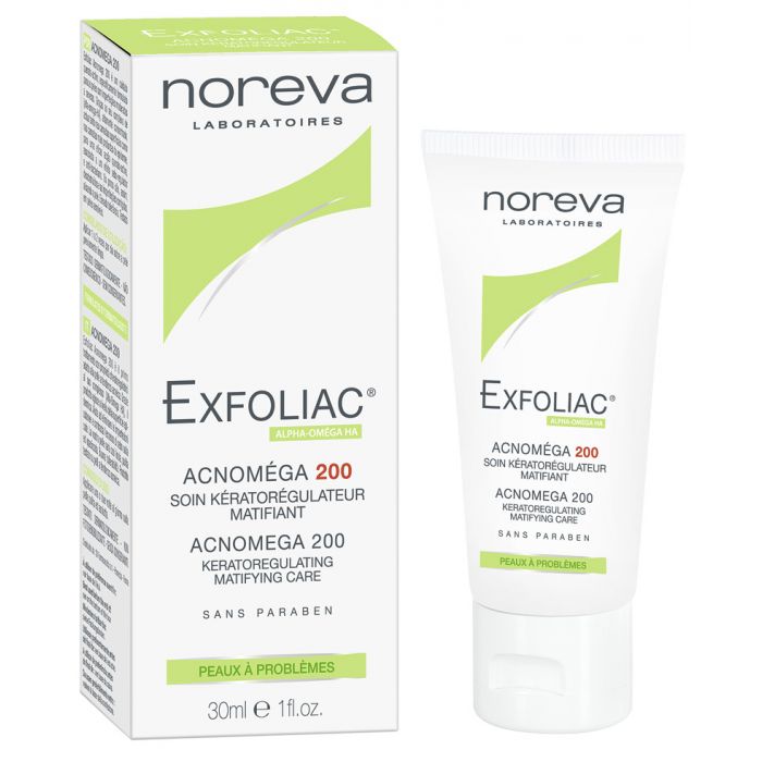 Крем Noreva Exfoliac Акномега 200 QB69 30 мл Крем Noreva Exfoliac Акномега 200 QB69 30 мл