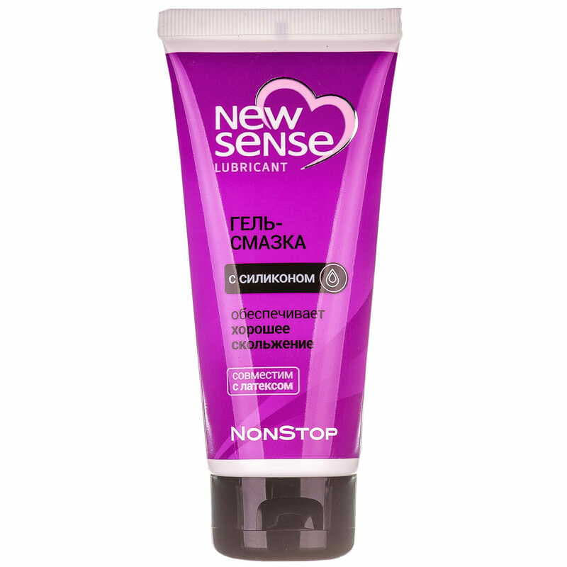 *Гель-змазка New Sense з силіконом 100 мл