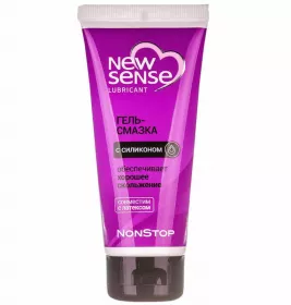 *Гель-змазка New Sense з силіконом 100 мл