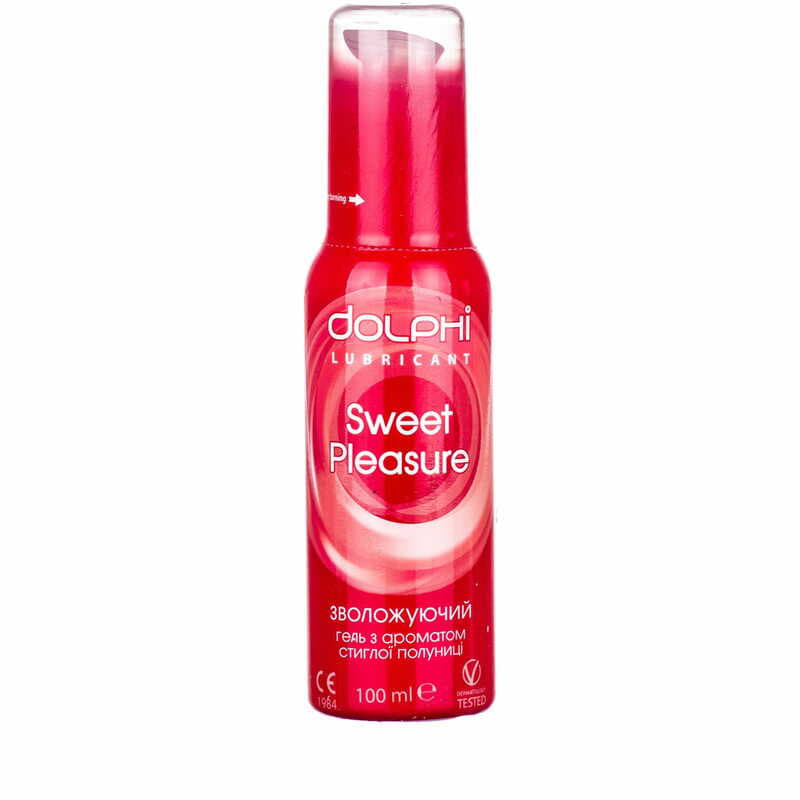 *Гель-смазка Dolphi клубника 100мл
