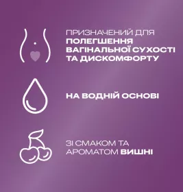Гель-змазка Durex Cheeky Cherry зі смаком та ароматом вишні 50мл