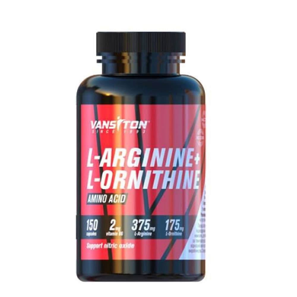 Спортивне харчування Вансітон  L-Аргінін+L-Орнитін капсули №150