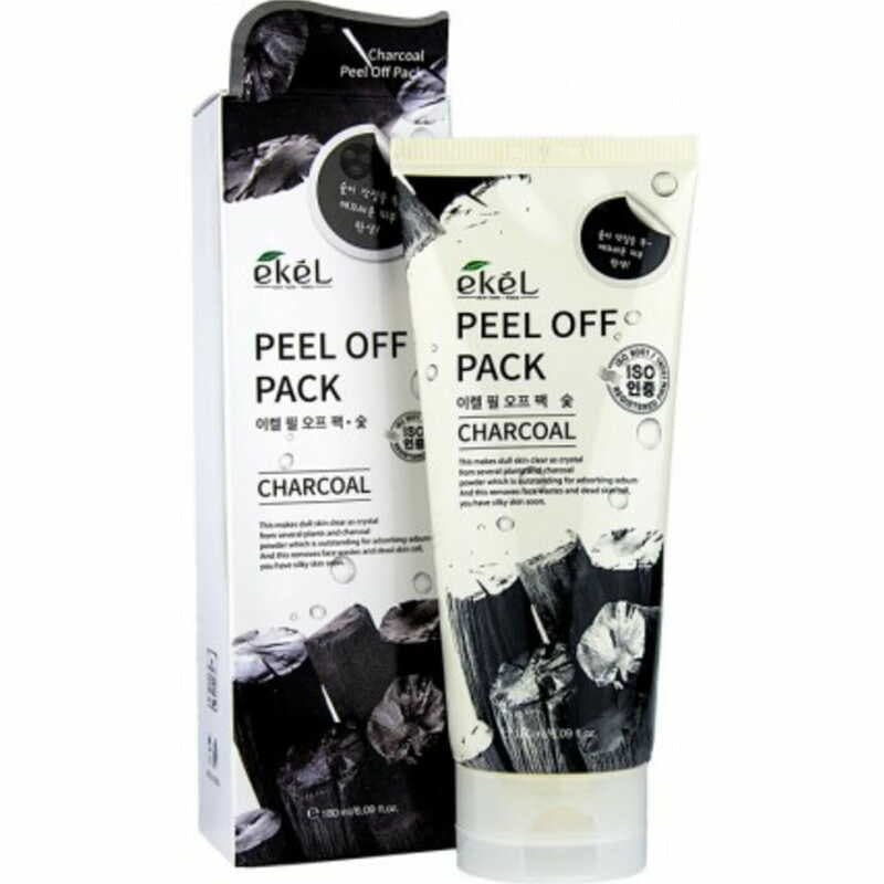 Ekel Маска-плівка для обличчя з екстрактом деревного вугілля 180мл
