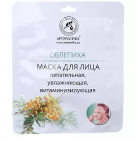 *Маска Ароматика биоцеллюлозная для лица Облепиха