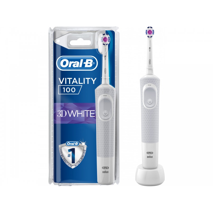 *Зубна щітка  ORAL-B Vitality 3DWhite/D12 кор електрична