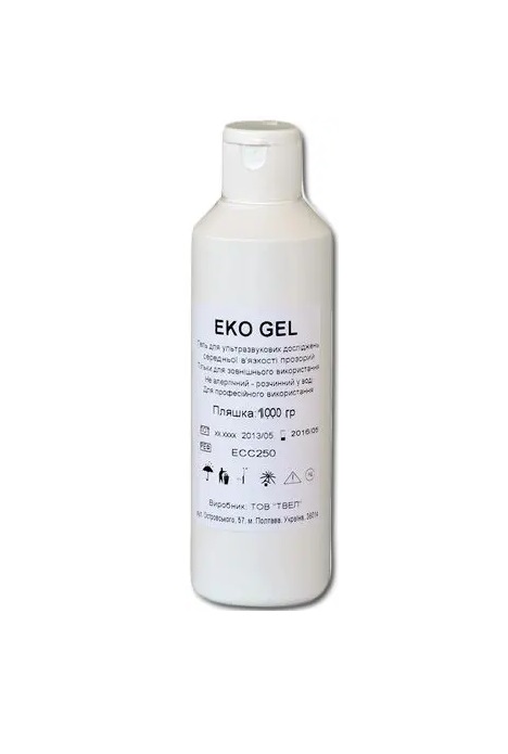 Гель для УЗД високої в`язкості блакитний EKO GEL, 1000 г