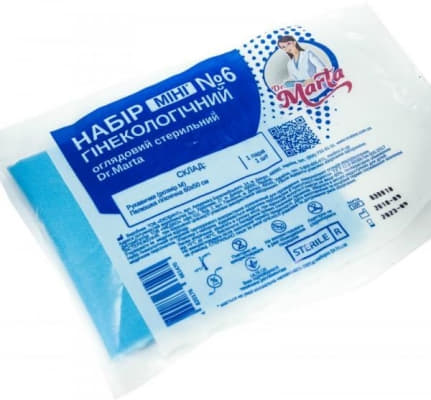 *Набір гінекологічний Dr.Marta Міні стер. №6