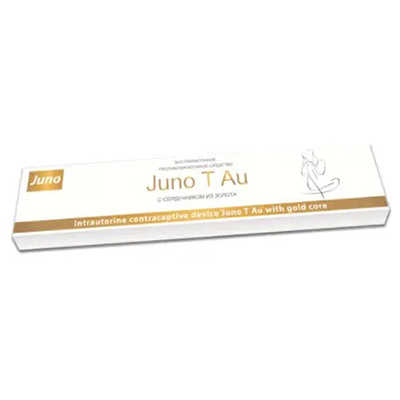*Спираль Юнона Juno T Au c золотым сердечником внутриматочная *Спираль Юнона Juno T Au c золотым сердечником внутриматочная