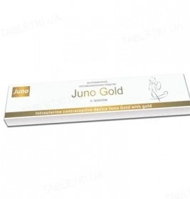 *Спираль Юнона Juno Gold c золотым сердечником внутриматочная