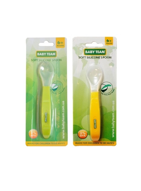 Ложка Baby Team 6102 м'яка силіконова