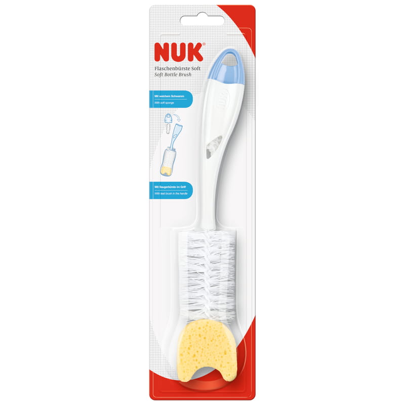 *Ершик Nuk для бутылочек с губкой 2 в 1 *Ершик Nuk для бутылочек с губкой 2 в 1