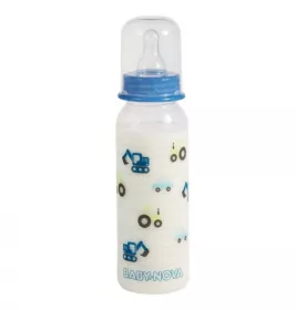*Бутылочка Baby-nova 47000 пластик 250мл Декор МАЛЬЧИК