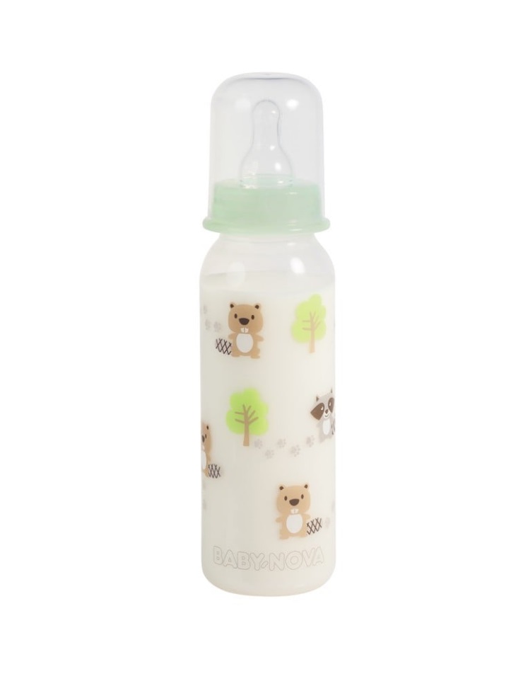*Бутылочка Baby-nova 47000 пластик 250мл Декор УНИ *Бутылочка Baby-nova 47000 пластик 250мл Декор УНИ