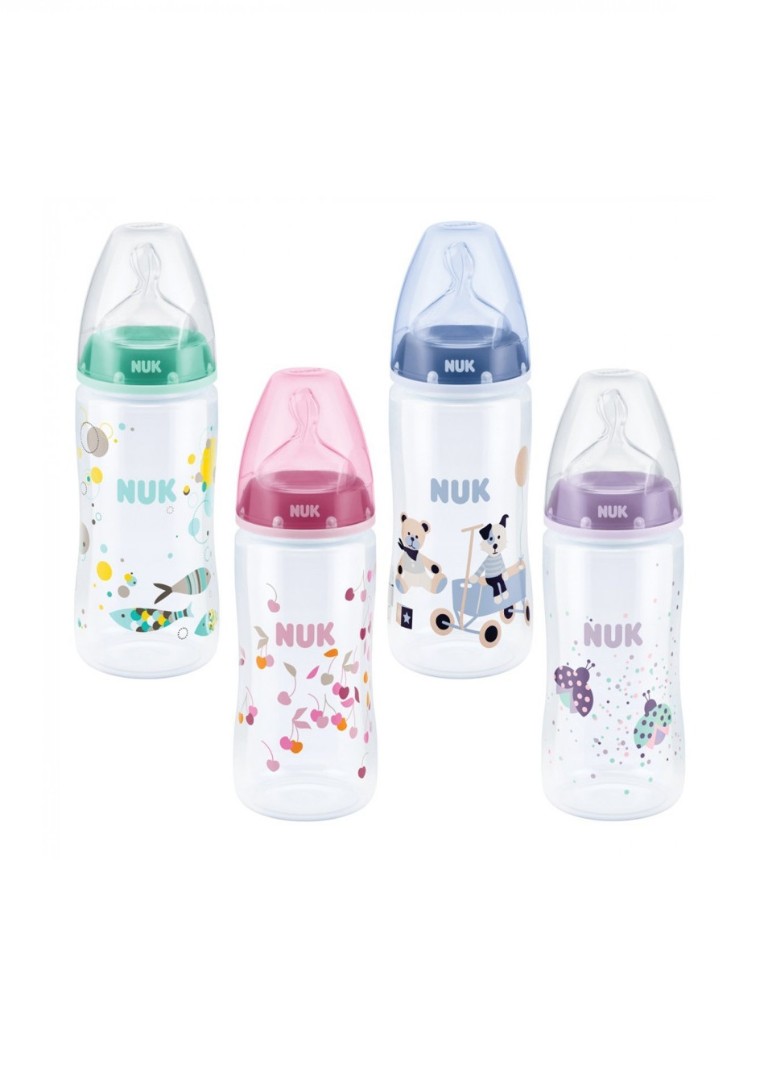 *Бутылочка Nuk First Choice Plus 3952782 пластик 300 мл + соска сил. М р.1 *Бутылочка Nuk First Choice Plus 3952782 пластик 300 мл + соска сил. М р.1