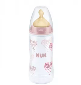 Пляшечка Nuk First Choice Plus 3952783 пластик 300 мл + соска лат. М р.1