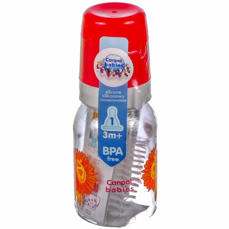 *Бутылочка Canpol с рисунком BPA 0% коллекция Африка 120 мл