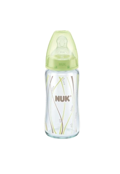 *Бутылочка Nuk FC стекло 240мл + Соска силикон р.1 отв.М *Бутылочка Nuk FC стекло 240мл + Соска силикон р.1 отв.М