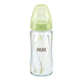 *Бутылочка Nuk FC стекло 240мл + Соска силикон р.1 отв.М