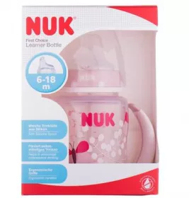 *Бутылочка Nuk FC обучающая силикон насадка+ручки 150мл