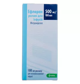 Эфлоран KRKA раствор для инфузий 500 мг/100 мл по 100 мл во флаконе