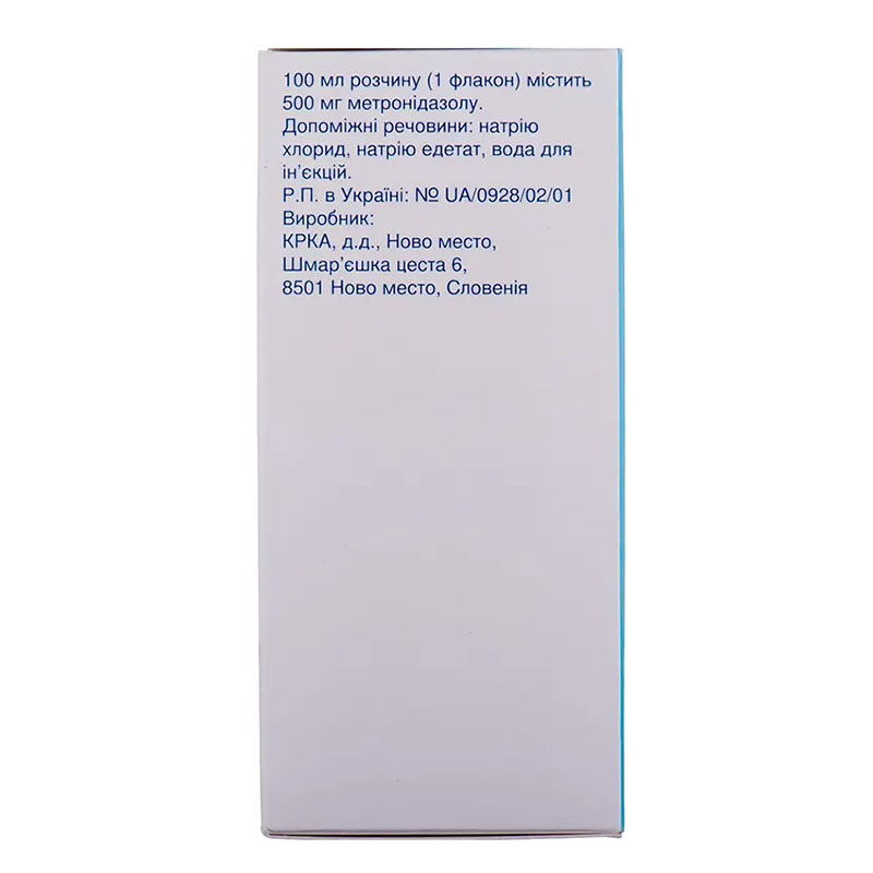 Ефлоран KRKA розчин для інфузій 500 мг/100 мл по 100 мл у флаконі