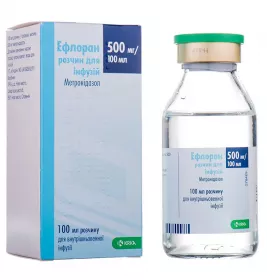 Ефлоран KRKA розчин для інфузій 500 мг/100 мл по 100 мл у флаконі