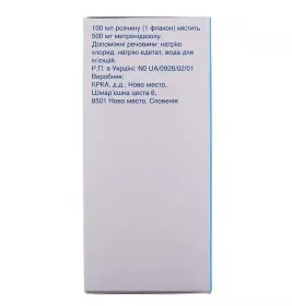 Ефлоран KRKA розчин для інфузій 500 мг/100 мл по 100 мл у флаконі