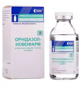 Орнидазол-Новофарм раствор для инфузий 5 мг/мл по 100 мл во флаконе 1 шт.