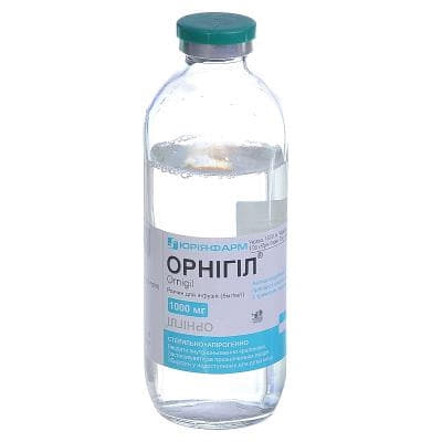 Орнигил раствор для инфузий 1000 мг по 200 мл во флаконе 1 шт. - Юрия-Фарм Орнигил раствор для инфузий 1000 мг по 200 мл во флаконе 1 шт. - Юрия-Фарм
