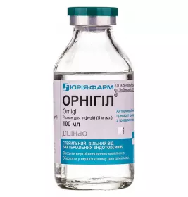 Орнігіл розчин для інфузій 500 мг по 100 мл у флаконі 1 шт. - Юрія-фарм