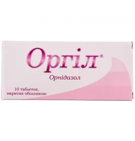 Оргіл таблетки по 500 мг 10 шт.