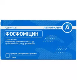 Фосфоміцин-Астрафарм гранули по 3 г у саші 1 шт.