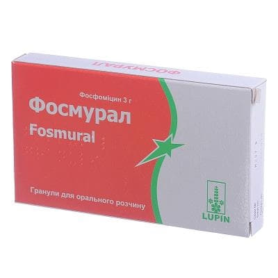 Фосмурал гранулы по 3 г в саше 1 шт. Фосмурал гранулы по 3 г в саше 1 шт.