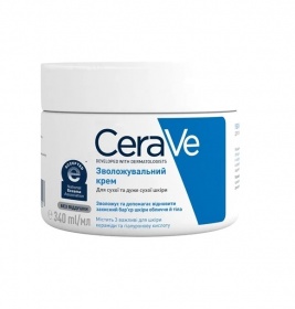 Крем CeraVe Зволожуючий для сухої і дуже сухої шкіри обличчя і тіла 340 мл