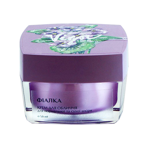 *Крем для обличчя Vigor Фіалка живильний 50мл