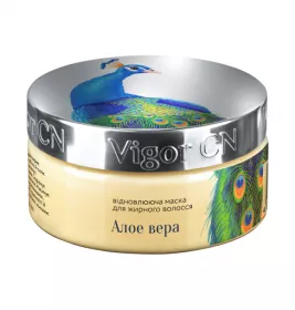 *Маска Vigor відновлююча для жирного волосся Алое Вера 180мл