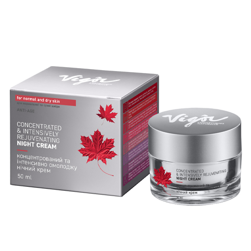 *Крем для обличчя Vigor Концентрований та інтенсивно омолоджуючий нічний 50мл