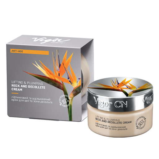 *Крем для шиї та декольте Vigor Ліфтинговий та ущільнювальний 50мл